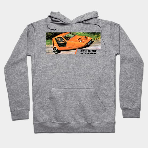 BOND BUG - toy box art Hoodie by Throwback Motors